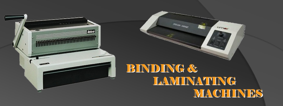 BINDING-LAMINATING-MACHINES