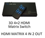 Kameha KA 023 4x2 HDMI Matrix Switch